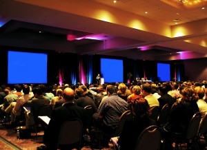 People attending a Congress